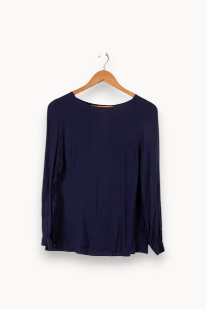 Blouse bleue foncée