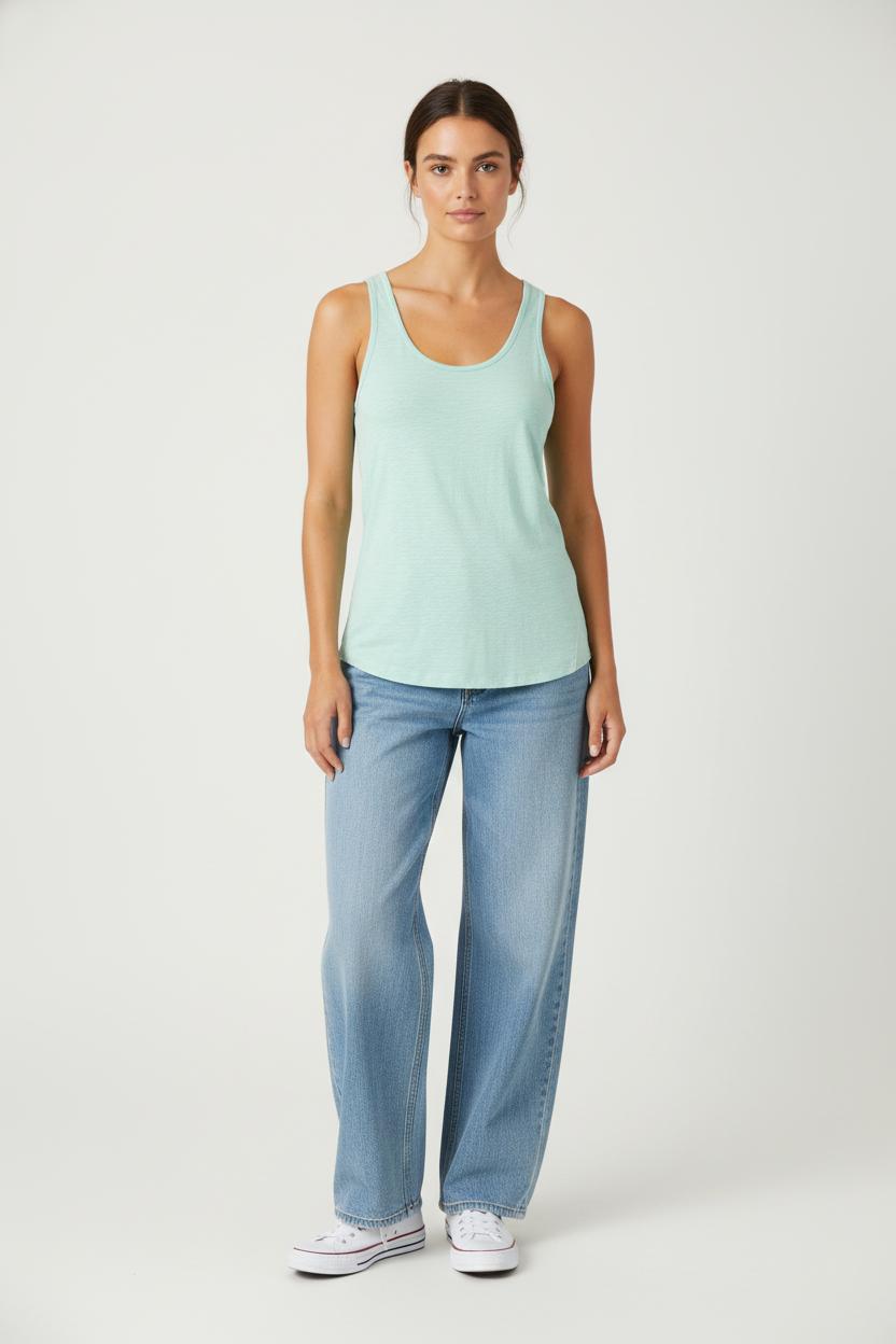 Débardeur vert/bleu - Taille S/36