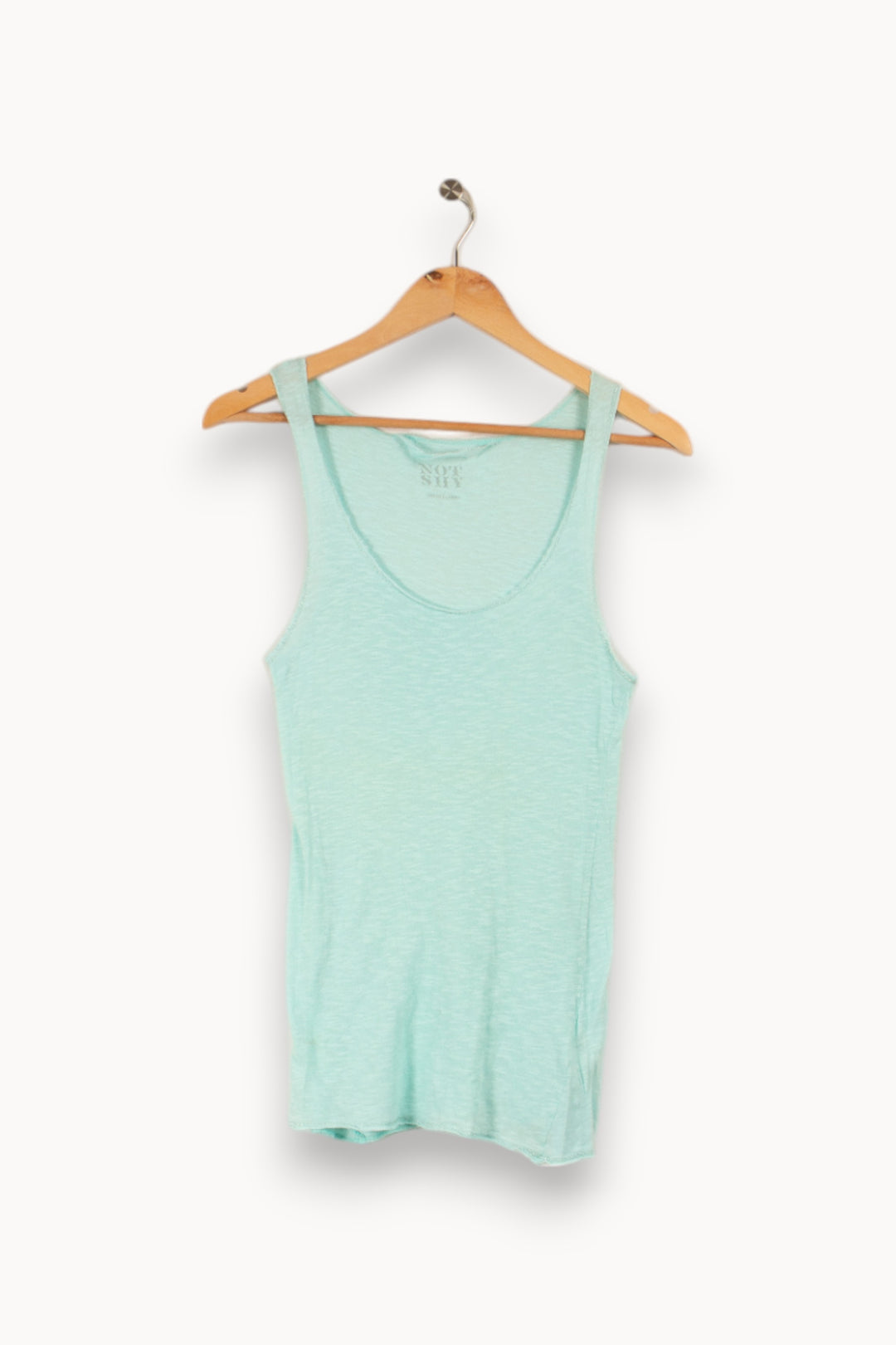 Débardeur vert/bleu - Taille S/36 de la marque Notshy Cashmere | PARAD28394 - Vendu par Paradigme - Image 3