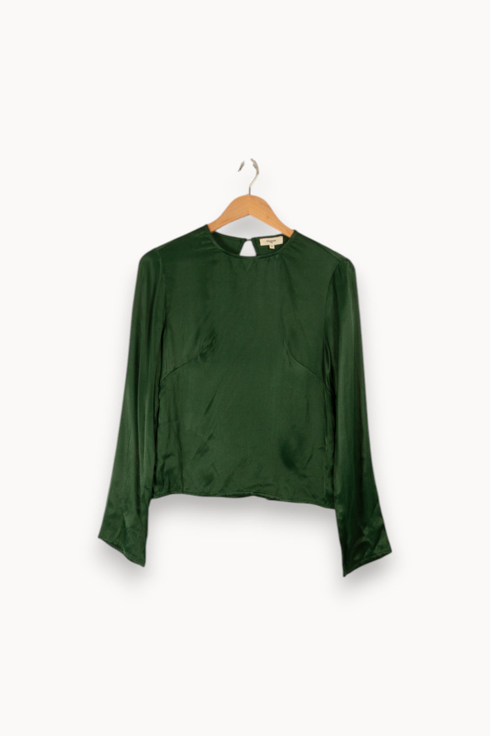 Blouse verte foncé de la marque Bizance | PARAD28402 - Vendu par Paradigme - Image 1