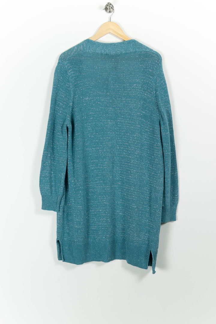 Cardigan Bleu - Taille M/38 de la marque La Fée Maraboutée | PARAD28409 - Vendu par Paradigme - Image 4