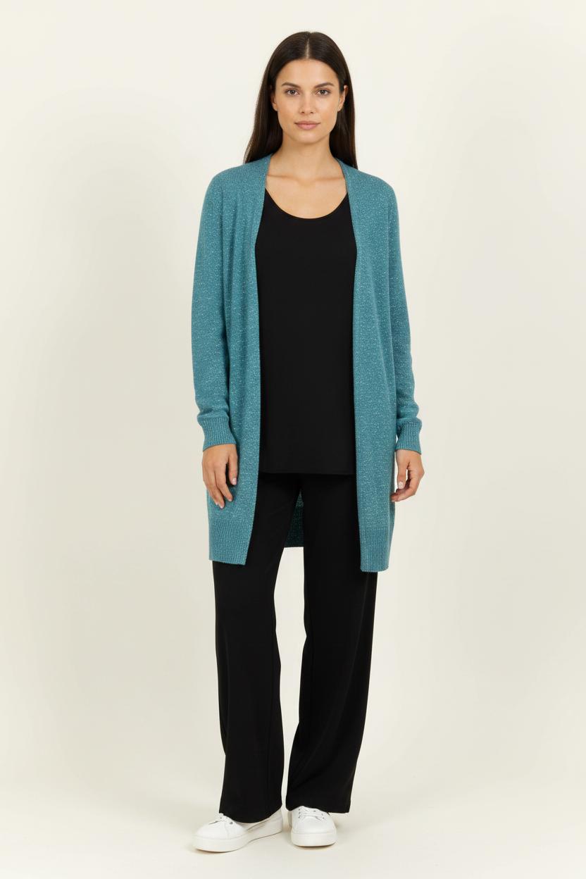Cardigan Bleu - Taille M/38 de la marque La Fée Maraboutée | PARAD28409 - Vendu par Paradigme - Image 1