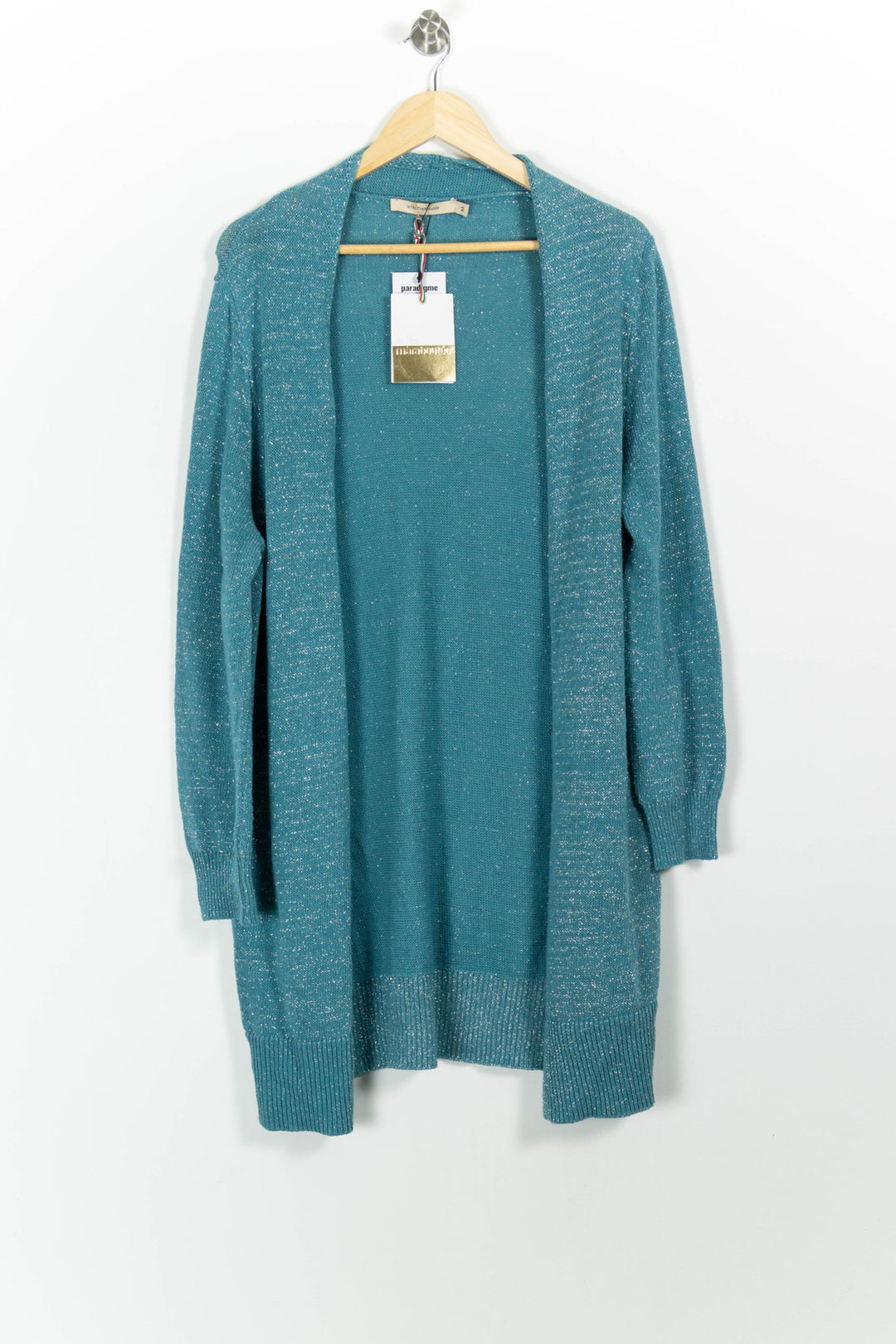 Cardigan Bleu - Taille M/38 de la marque La Fée Maraboutée | PARAD28409 - Vendu par Paradigme - Image 2