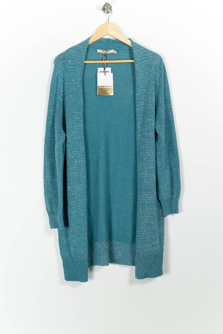 Cardigan Bleu - Taille M/38 de la marque La Fée Maraboutée | PARAD28409 - Vendu par Paradigme - Image 2