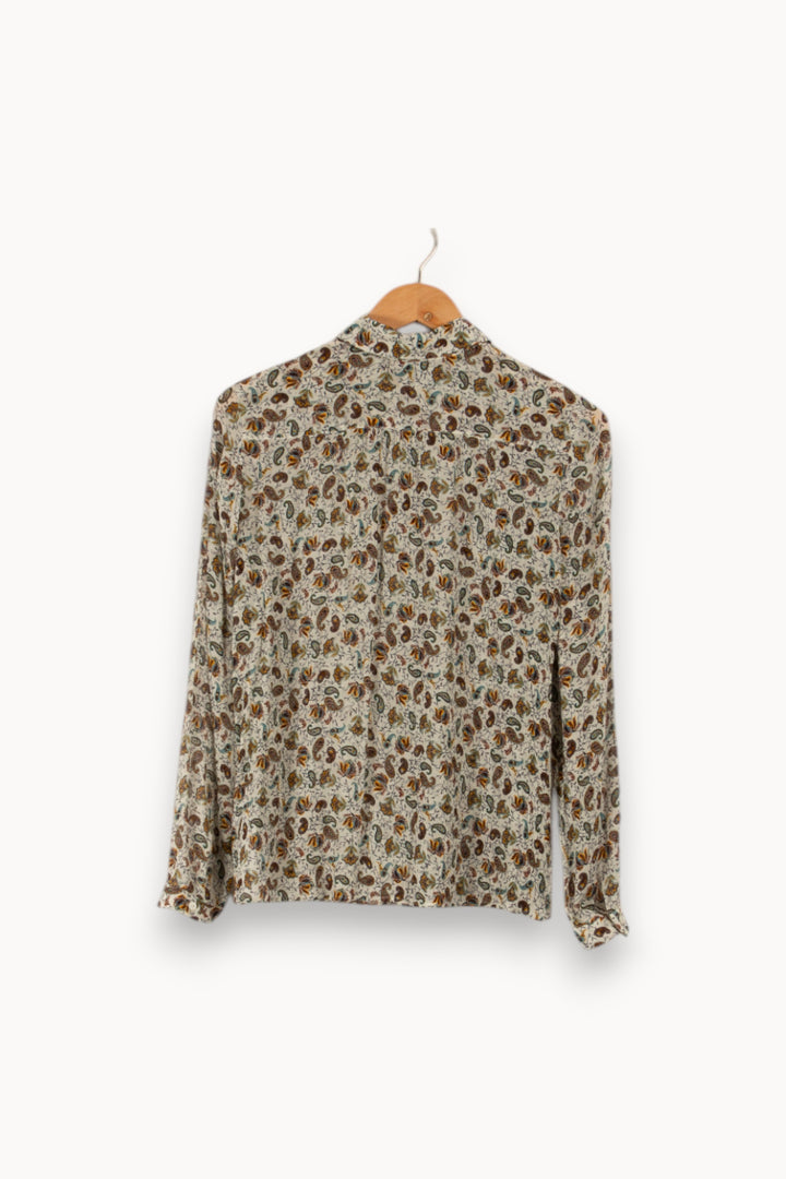 Chemise blanche à motifs de la marque Caroll | PARAD28410 - Vendu par Paradigme - Image 3