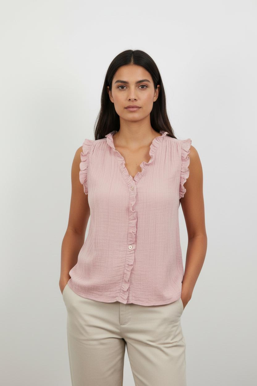 Top rose - Taille XS/34