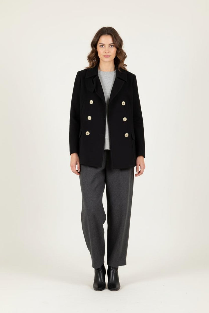 Manteau Court Bleu - Taille S/36 de la marque Caroll | PARAD28419 - Vendu par Paradigme - Image 1