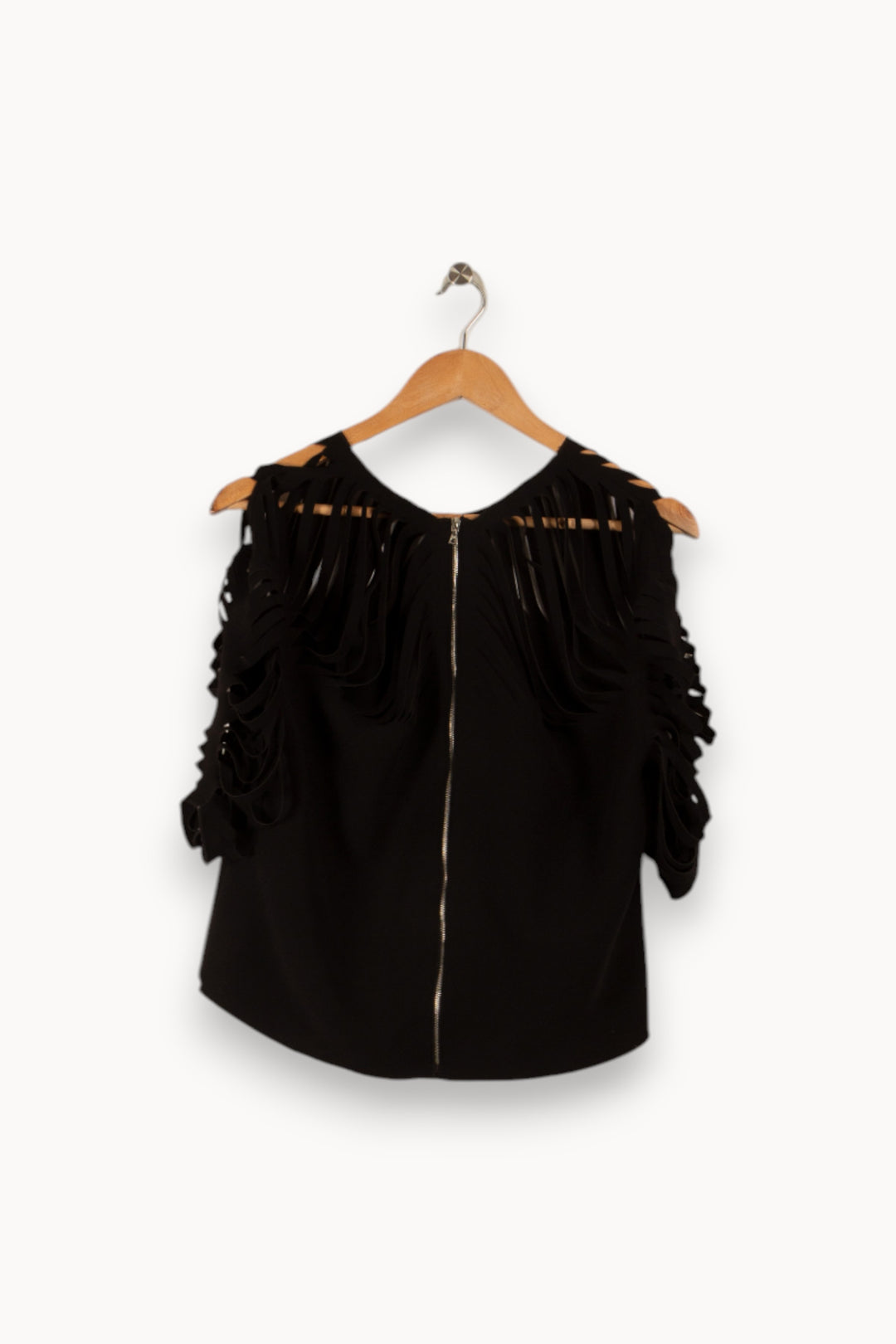 Top noir de la marque Sandro | PARAD28437 - Vendu par Paradigme - Image 2