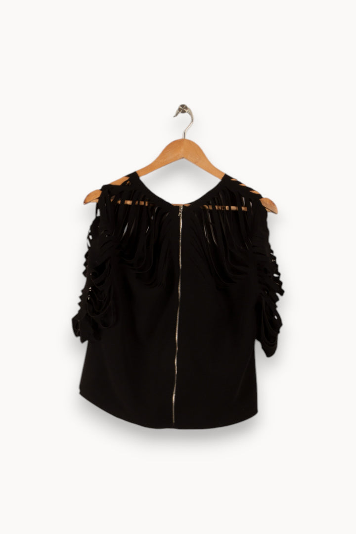 Top noir de la marque Sandro | PARAD28437 - Vendu par Paradigme - Image 2