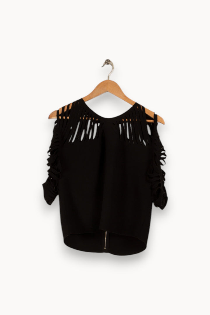 Top noir de la marque Sandro | PARAD28437 - Vendu par Paradigme - Image 3