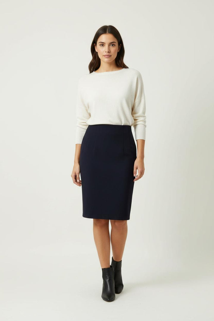 Jupe Crayon Bleu - Taille XS/34 de la marque La Fée Maraboutée | PARAD28439 - Vendu par Paradigme - Image 1