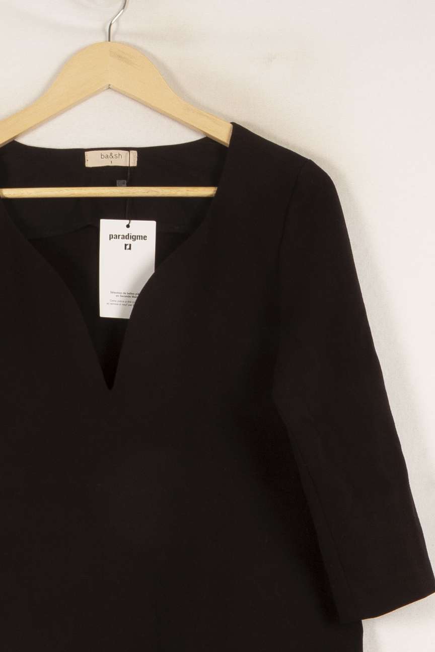 Blouse Noire - Taille S/36 de la marque ba&sh | PARAD28441 - Vendu par Paradigme - Image 3