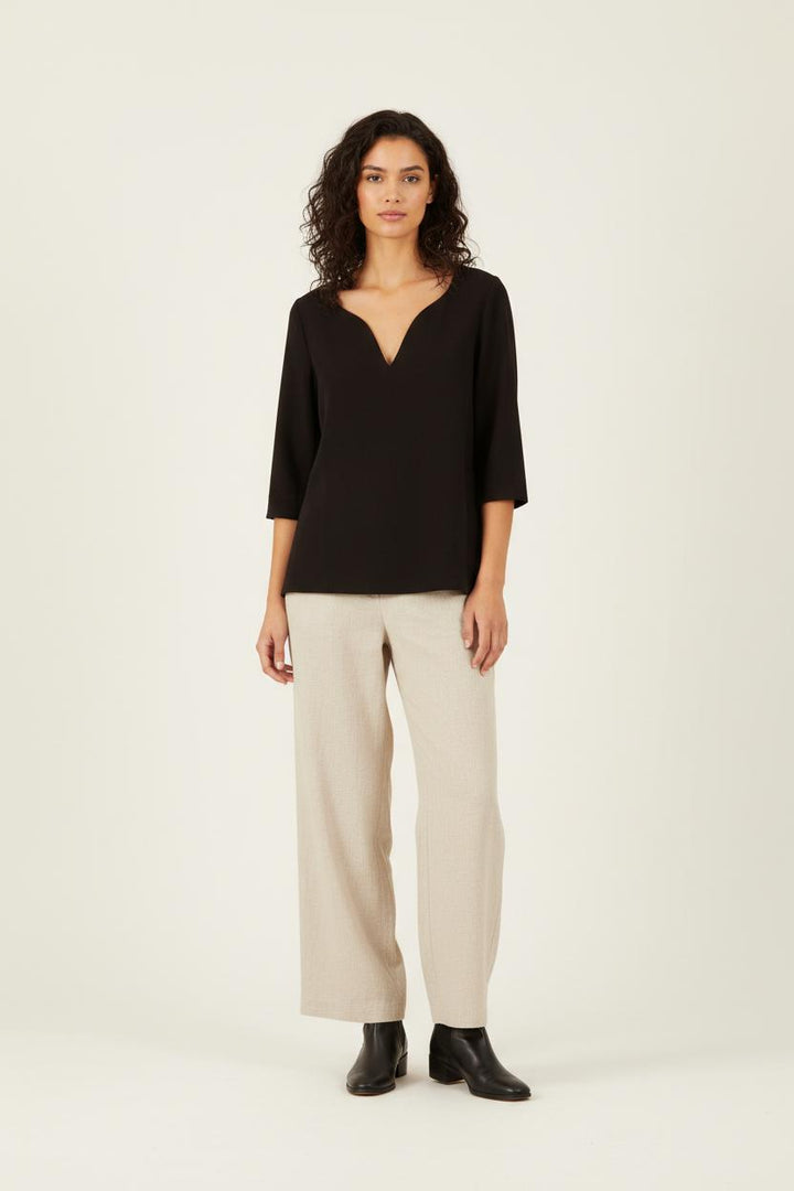 Blouse Noire - Taille S/36 de la marque ba&sh | PARAD28441 - Vendu par Paradigme - Image 1