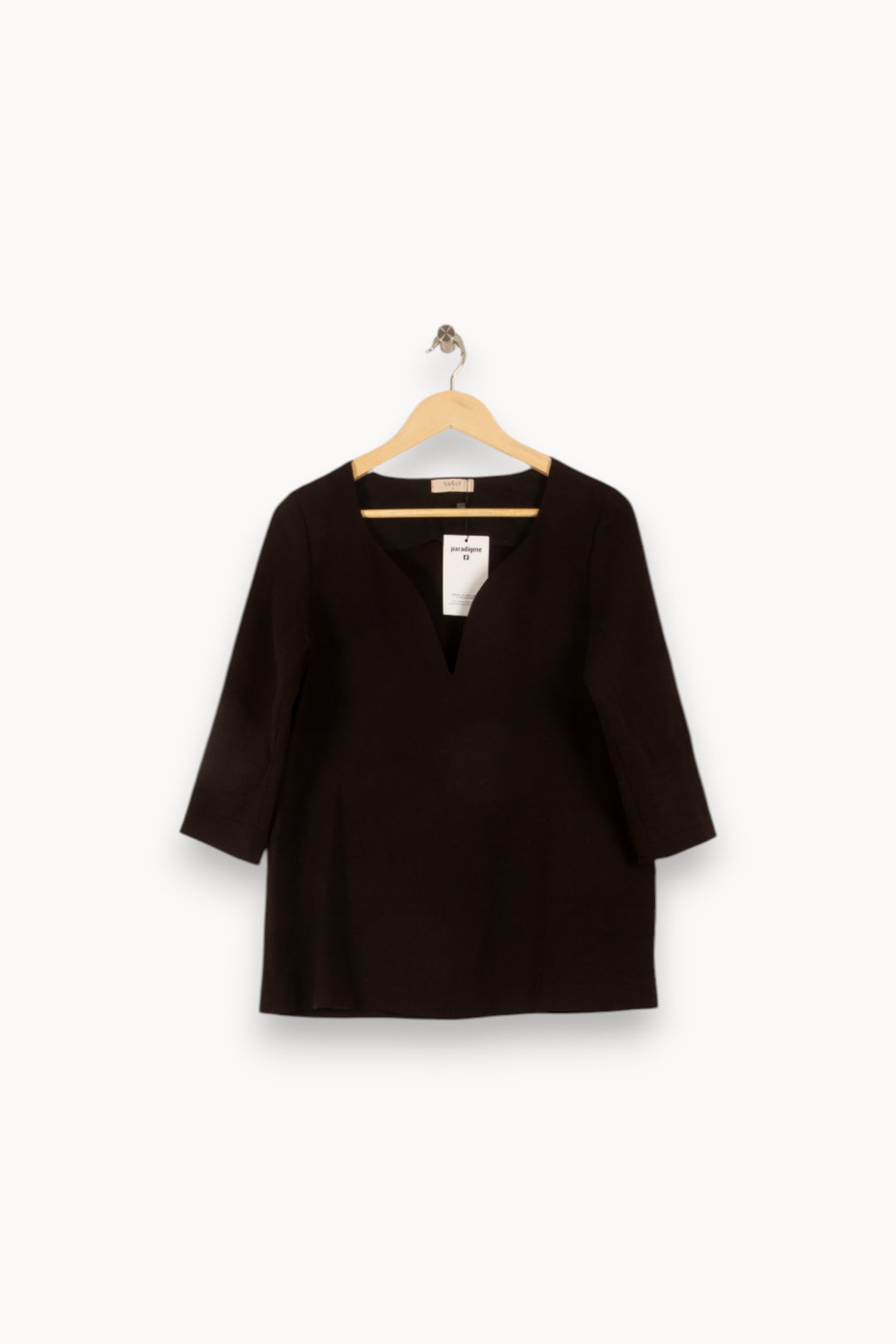Blouse Noire - Taille S/36 de la marque ba&sh | PARAD28441 - Vendu par Paradigme - Image 2