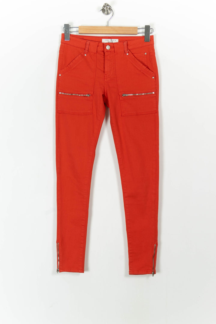Jean Rouge - Taille XS/34 de la marque IKKS | PARAD28457 - Vendu par Paradigme - Image 2