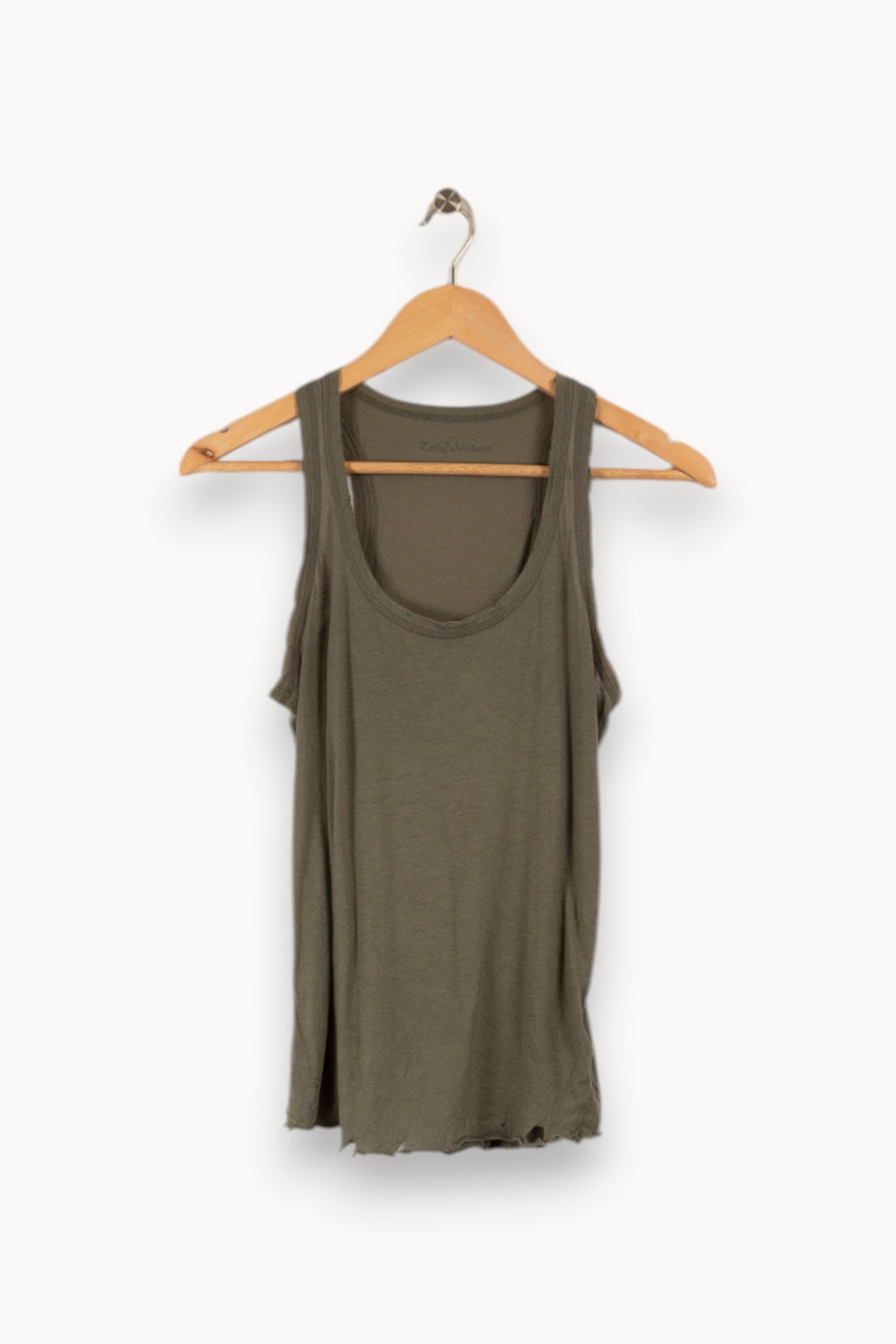 Débardeur vert de la marque Zadig&Voltaire | PARAD28461 - Vendu par Paradigme - Image 3