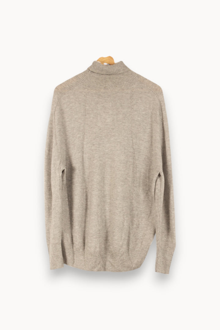 Pull Gris - Taille M/38 de la marque Caroll | PARAD28466 - Vendu par Paradigme - Image 4