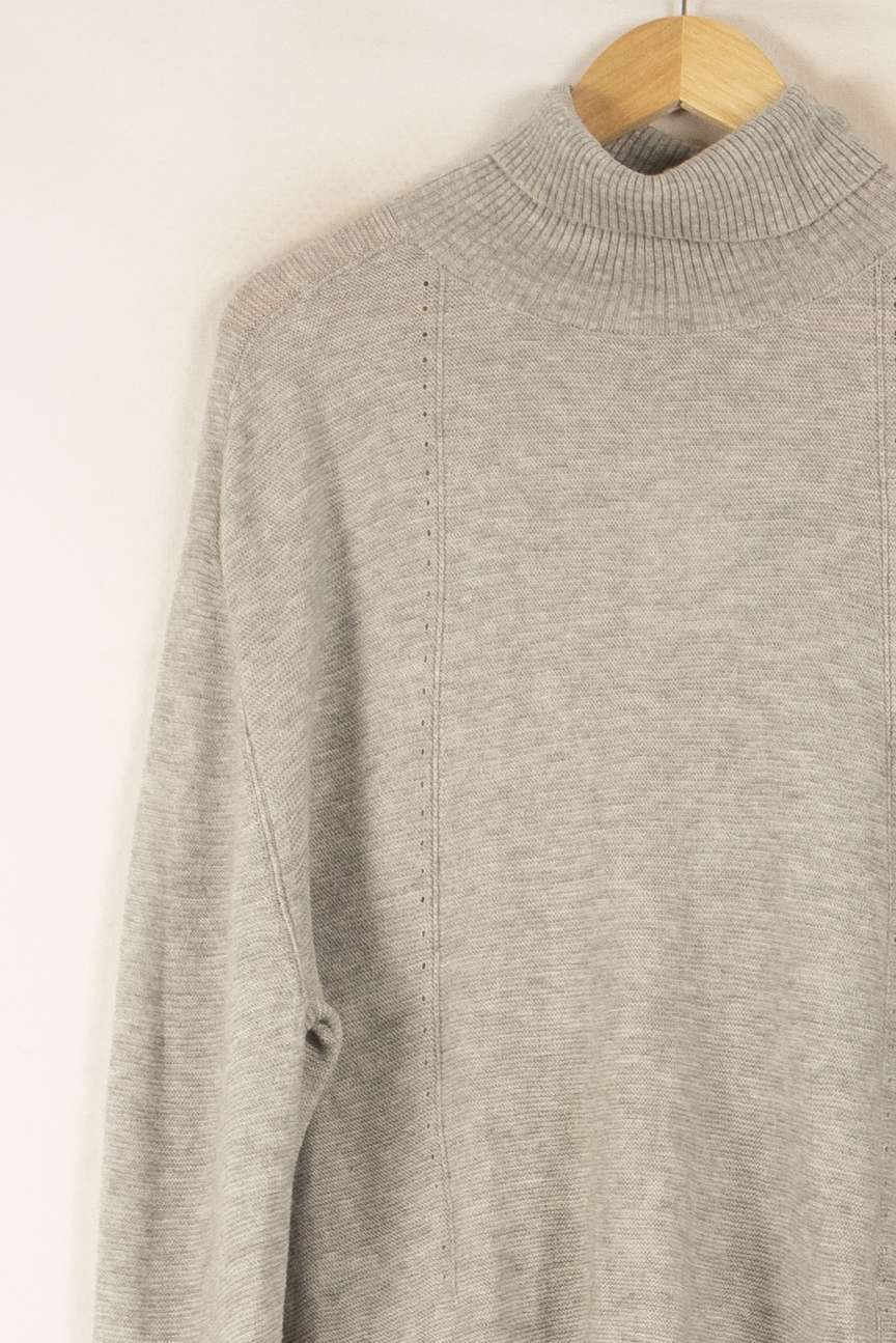Pull Gris - Taille M/38 de la marque Caroll | PARAD28466 - Vendu par Paradigme - Image 3