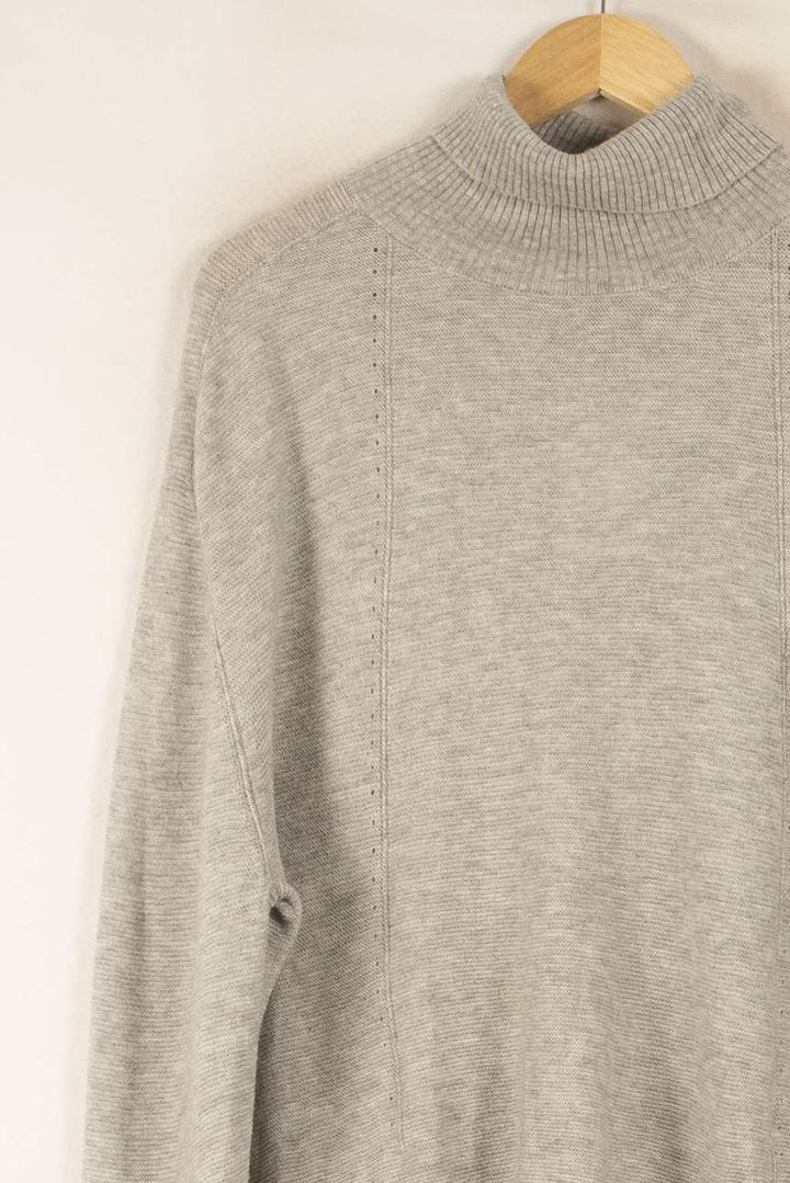 Pull Gris - Taille M/38 de la marque Caroll | PARAD28466 - Vendu par Paradigme - Image 3