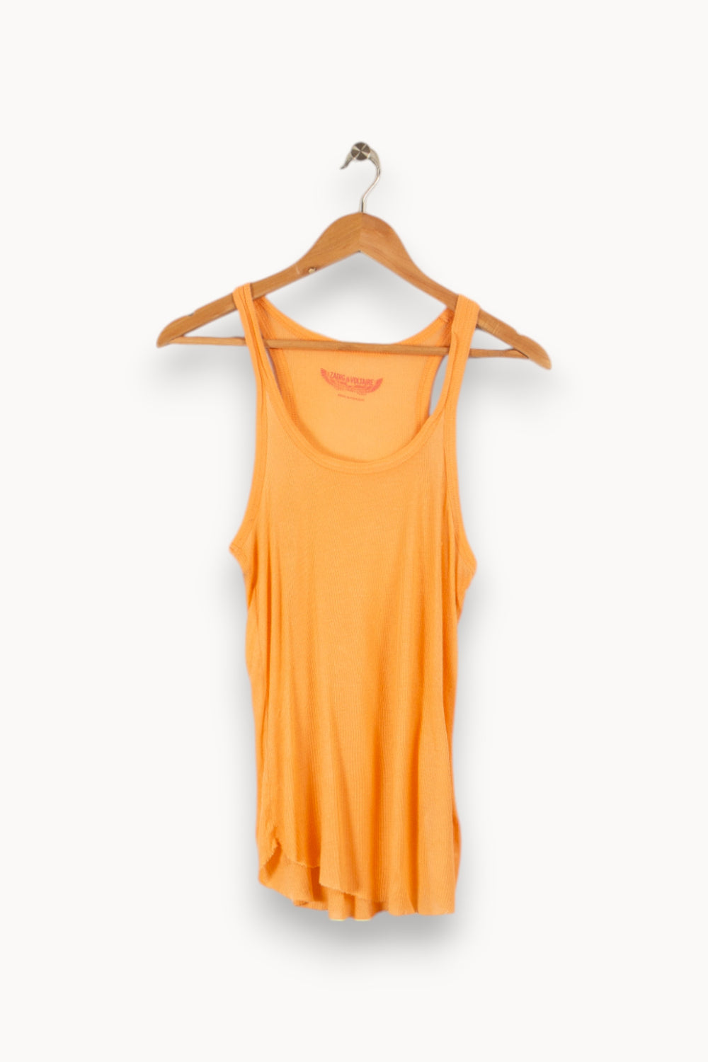 Débardeur orange de la marque Zadig&Voltaire | PARAD28472 - Vendu par Paradigme - Image 3
