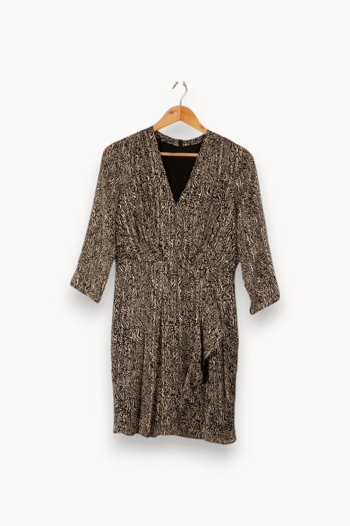 Robe noire et blanche à motifs de la marque IKKS | PARAD28473 - Vendu par Paradigme - Image 1