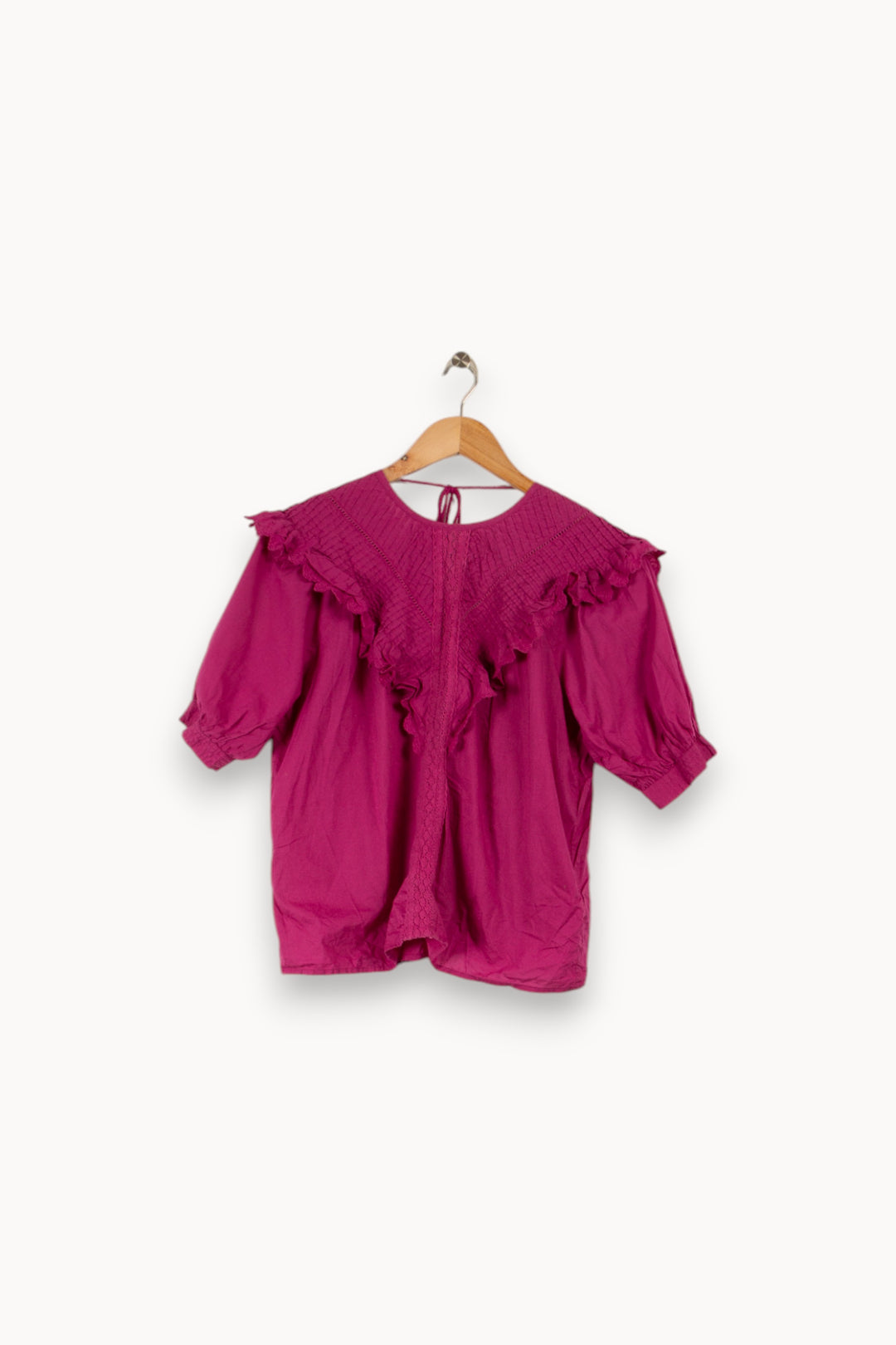 Blouse violette/rose de la marque La Fée Maraboutée | PARAD28482 - Vendu par Paradigme - Image 1
