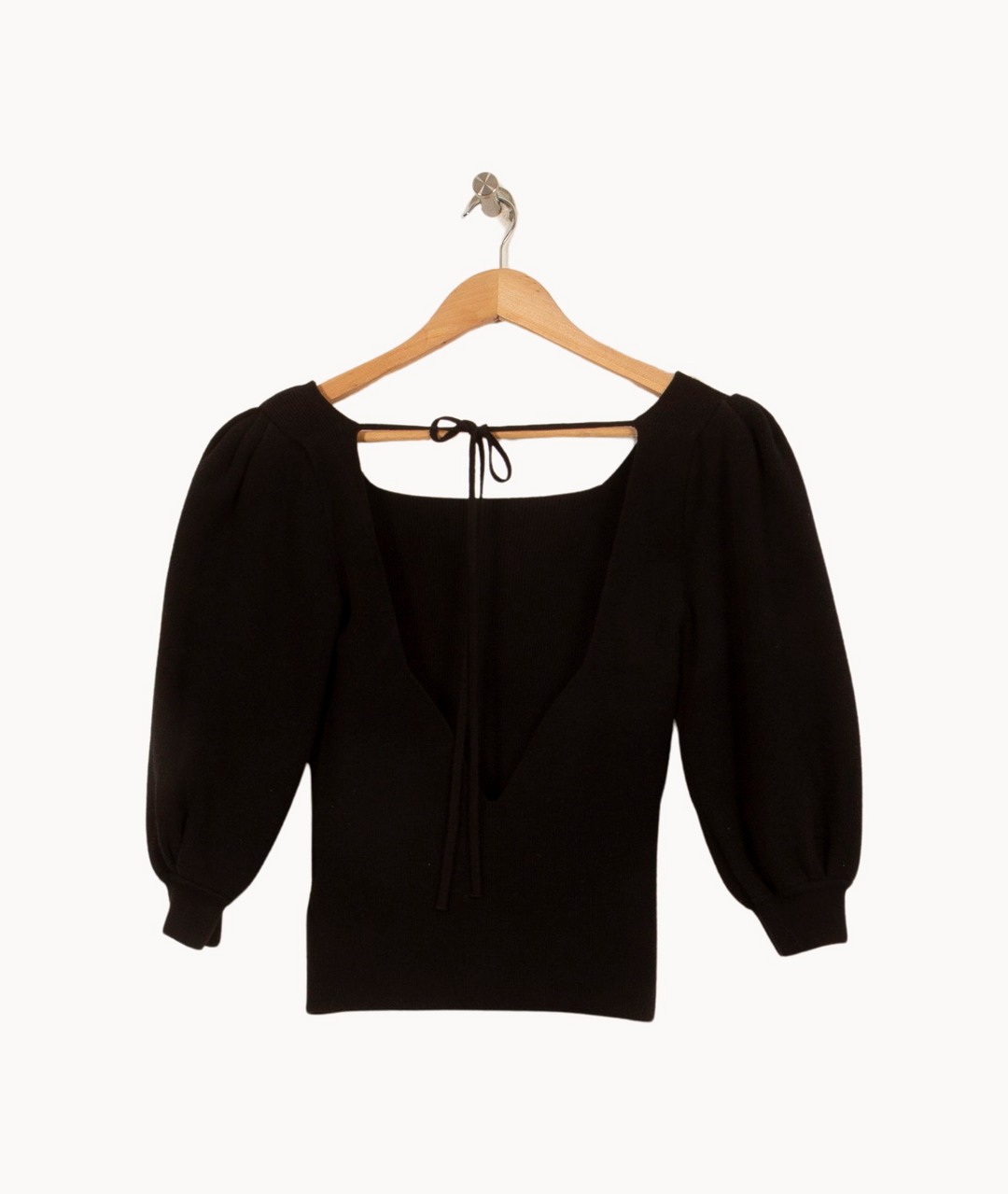 Pull Noir - Taille XS/34 de la marque ba&sh | PARAD28491 - Vendu par Paradigme - Image 4