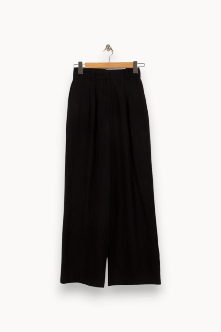 Pantalon Large Noir - Taille XS/34 de la marque Comptoir des Cotonniers | PARAD28498 - Vendu par Paradigme - Image 2