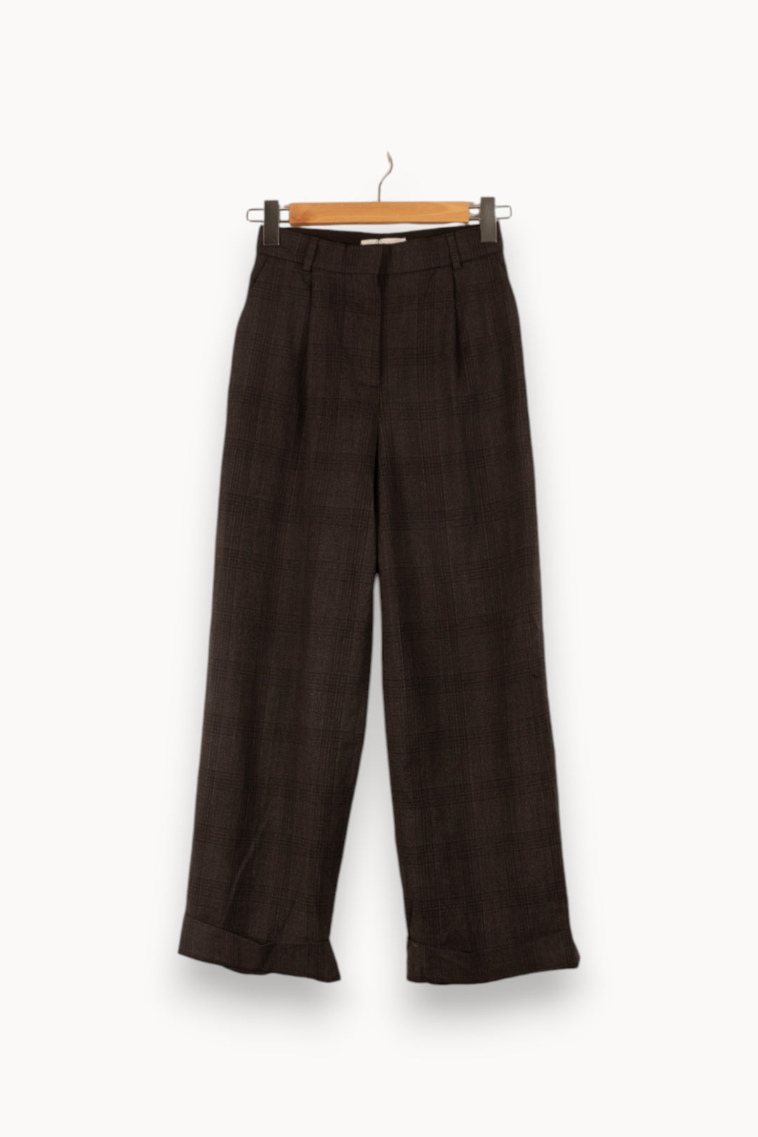 Pantalon Large Gris - Taille XS/34 de la marque ba&sh | PARAD28501 - Vendu par Paradigme - Image 2