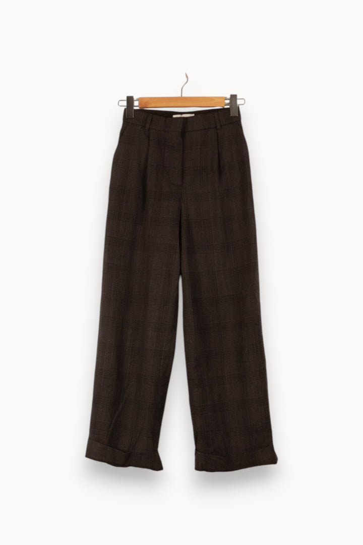 Pantalon Large Gris - Taille XS/34 de la marque ba&sh | PARAD28501 - Vendu par Paradigme - Image 2