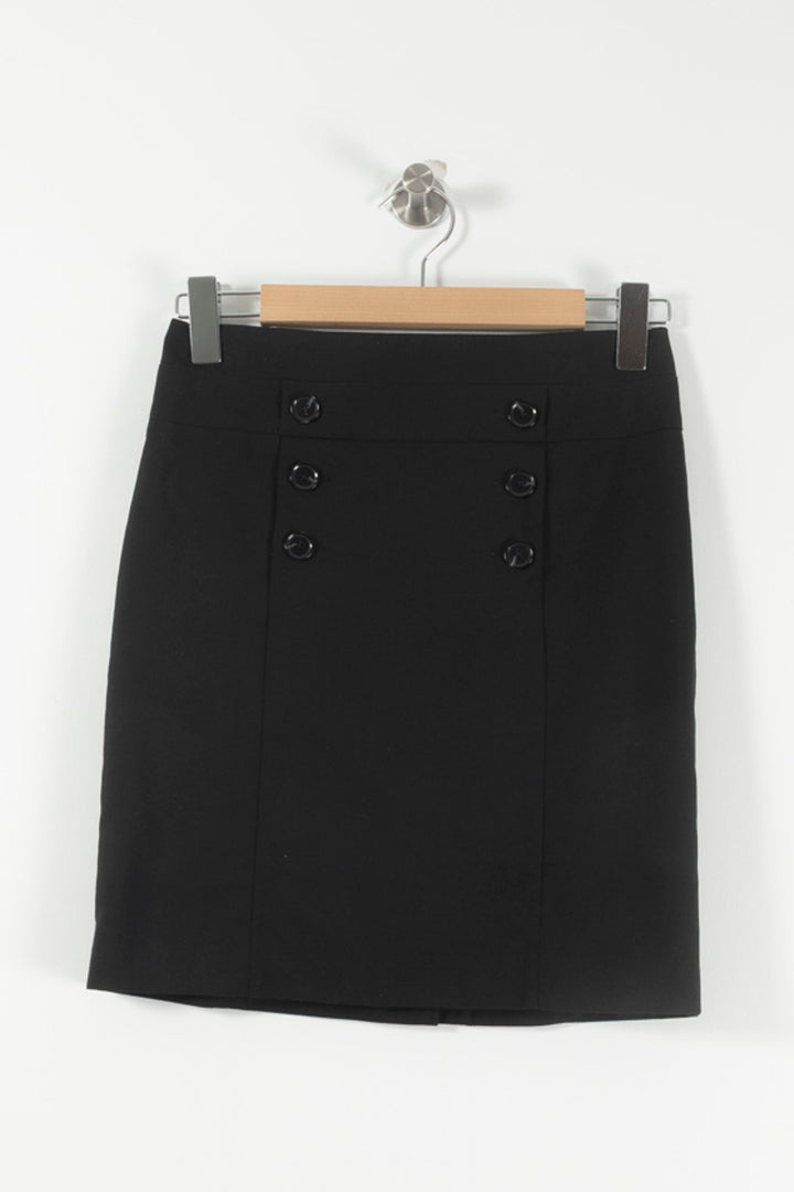 Jupe Noire - Taille S/36 de la marque Caroll | PARAD28511 - Vendu par Paradigme - Image 2