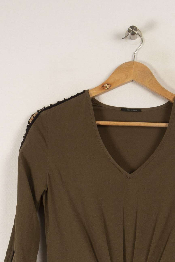 Robe verte de la marque IKKS | PARAD28517 - Vendu par Paradigme - Image 2