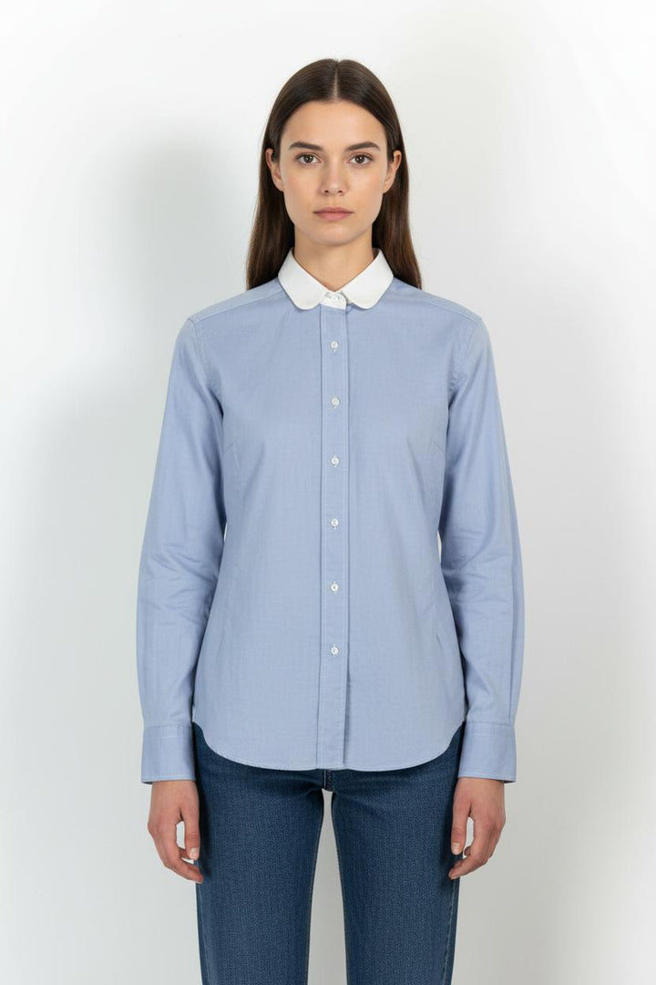 Chemise Bleu et Blanche - Taille M/38 de la marque Paul & Joe | PARAD28524 - Vendu par Paradigme - Image 1