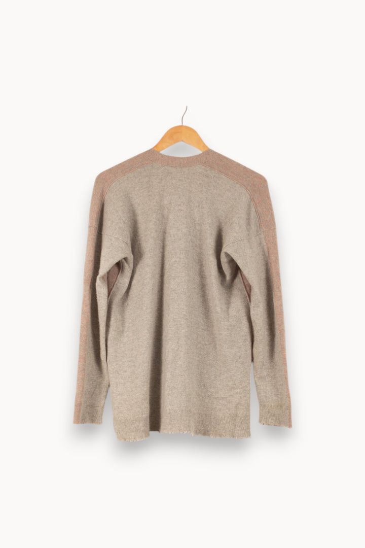Cardigan Rose et Beige - Taille XS/34 de la marque Zadig&Voltaire | PARAD28545 - Vendu par Paradigme - Image 4