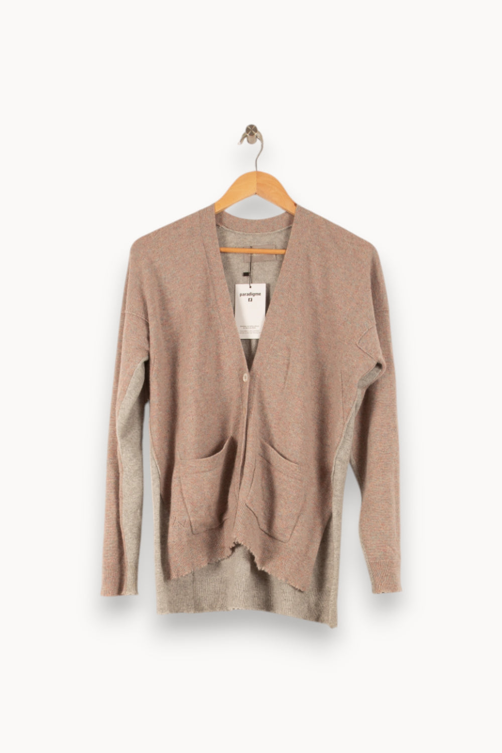 Cardigan Rose et Beige - Taille XS/34 de la marque Zadig&Voltaire | PARAD28545 - Vendu par Paradigme - Image 2