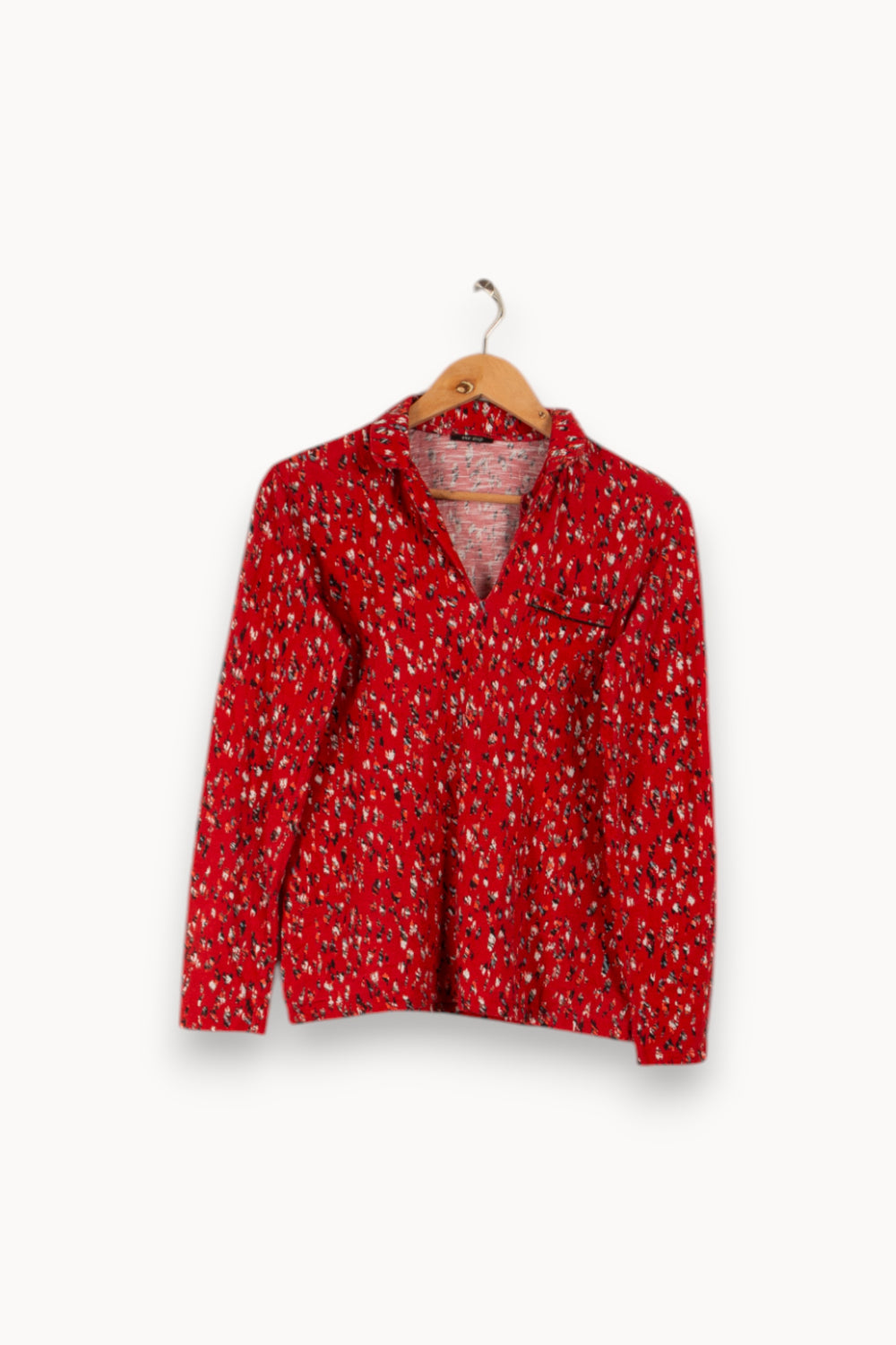 Top à manches longues rouge - Taille S/36 de la marque One Step | PARAD28550 - Vendu par Paradigme - Image 1