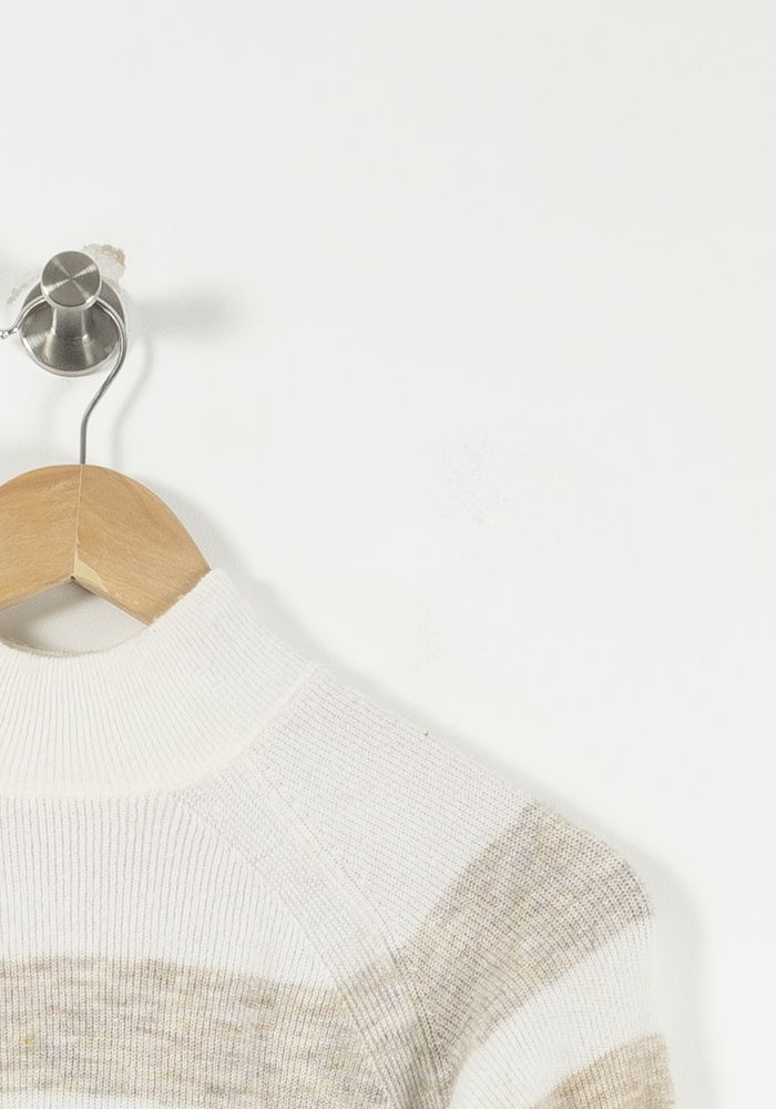 Pull Blanc et Beige - Taille S/36 de la marque Karl Marc John | PARAD28558 - Vendu par Paradigme - Image 3