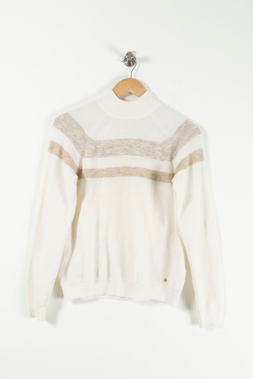 Pull Blanc et Beige - Taille S/36 de la marque Karl Marc John | PARAD28558 - Vendu par Paradigme - Image 2