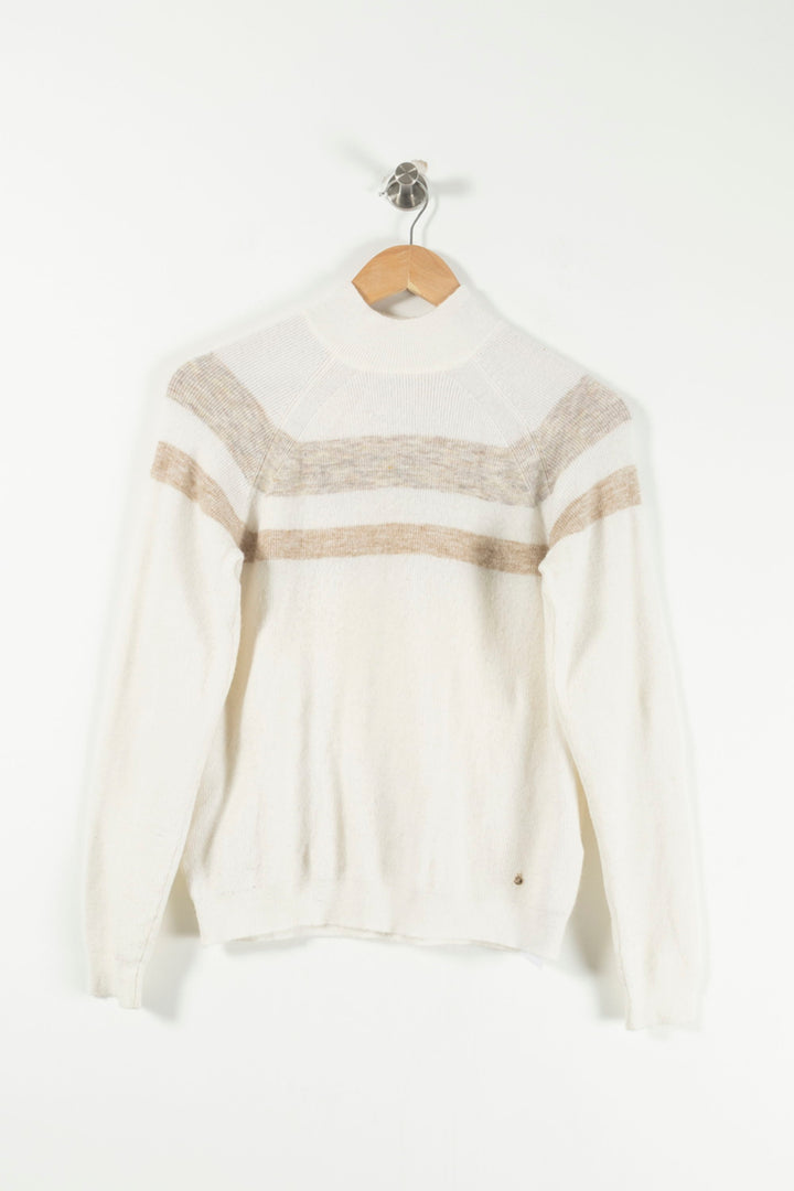 Pull Blanc et Beige - Taille S/36 de la marque Karl Marc John | PARAD28558 - Vendu par Paradigme - Image 2