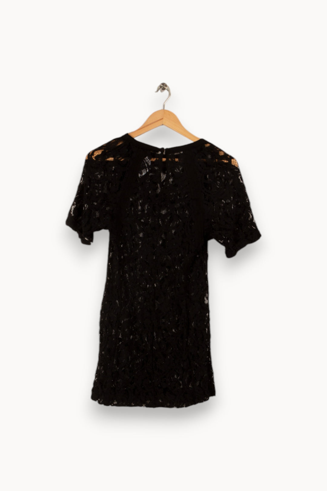 Robe en dentelle noire - Taille S/36 de la marque Maje | PARAD28565 - Vendu par Paradigme - Image 3