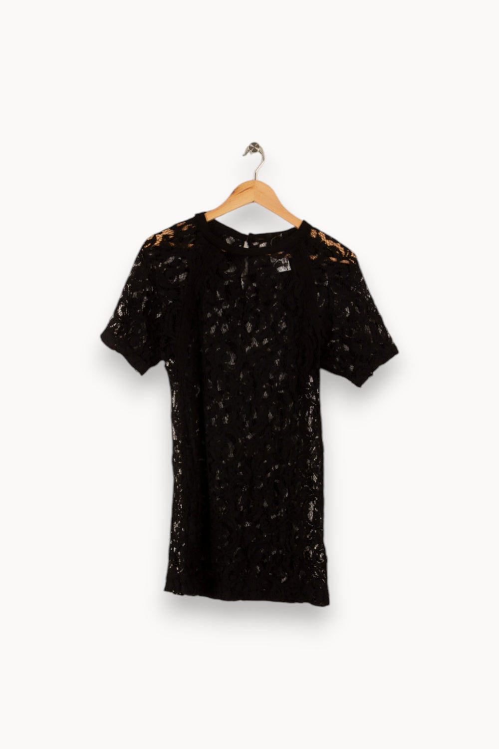 Robe en dentelle noire - Taille S/36 de la marque Maje | PARAD28565 - Vendu par Paradigme - Image 1