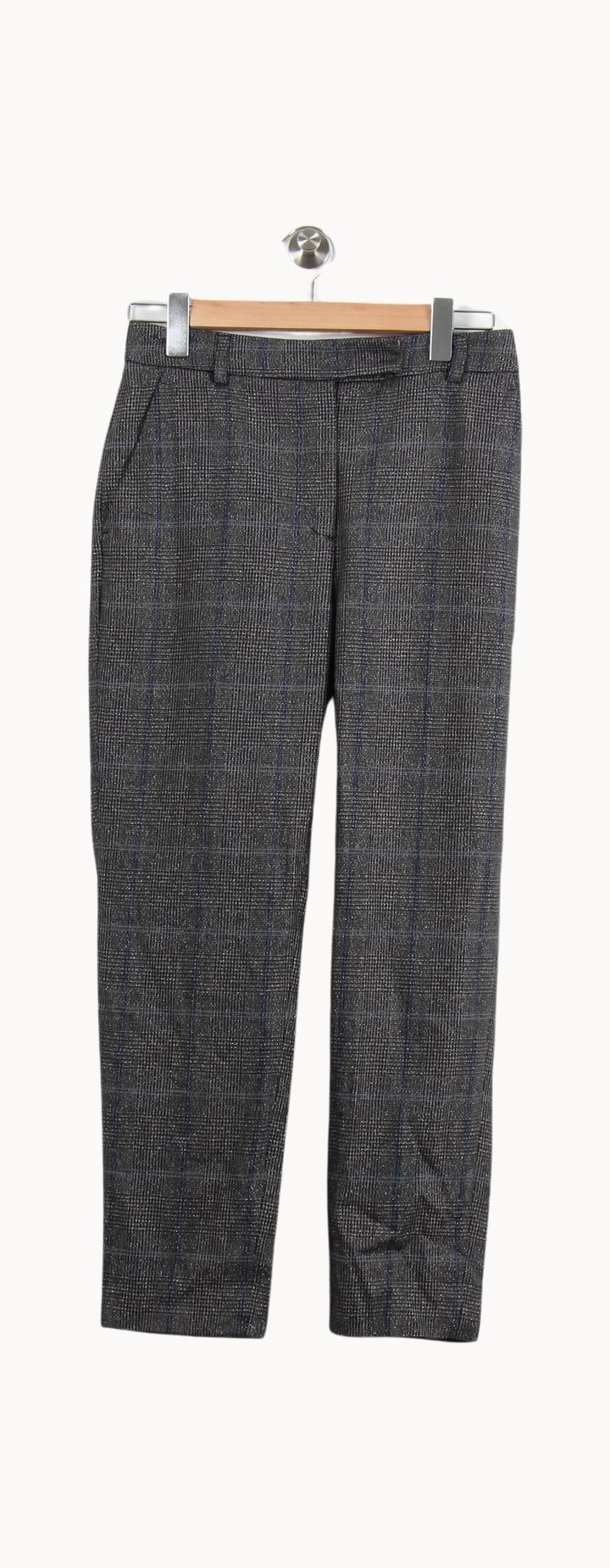 Pantalon Carreaux Bleu et Gris - Taille M/38 de la marque Tara Jarmon | PARAD28587 - Vendu par Paradigme - Image 2