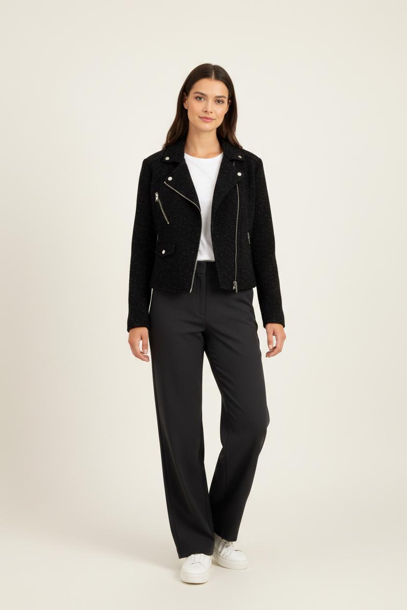 Veste Noire - Taille XS/34 de la marque IKKS | PARAD28592 - Vendu par Paradigme - Image 1