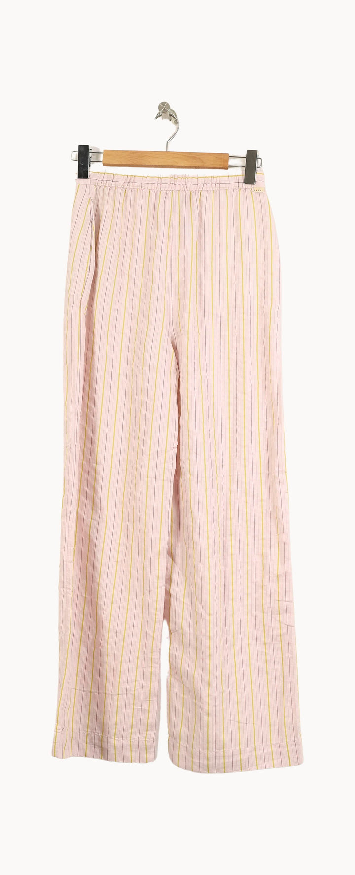 Pantalon Large Rose et Jaune - Taille S/36 de la marque Bellerose | PARAD28611 - Vendu par Paradigme - Image 4