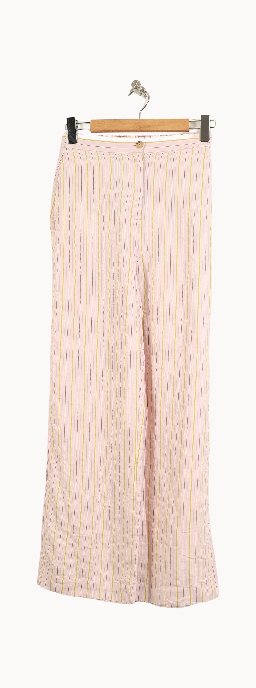 Pantalon Large Rose et Jaune - Taille S/36 de la marque Bellerose | PARAD28611 - Vendu par Paradigme - Image 2