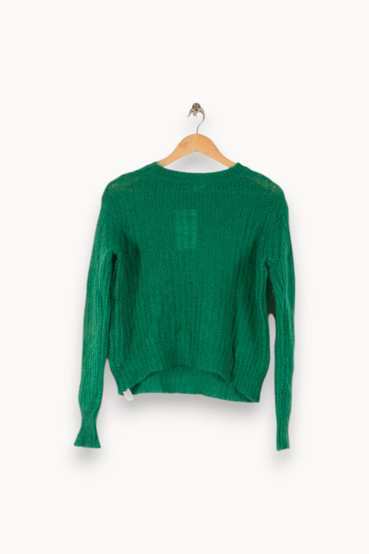 Pull Vert - Taille XS/34 de la marque Caroll | PARAD28617 - Vendu par Paradigme - Image 4