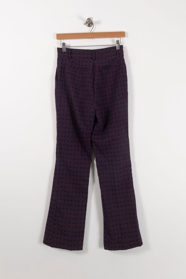 Pantalon Bordeaux - Taille S/36 de la marque La Fée Maraboutée | PARAD28624 - Vendu par Paradigme - Image 4