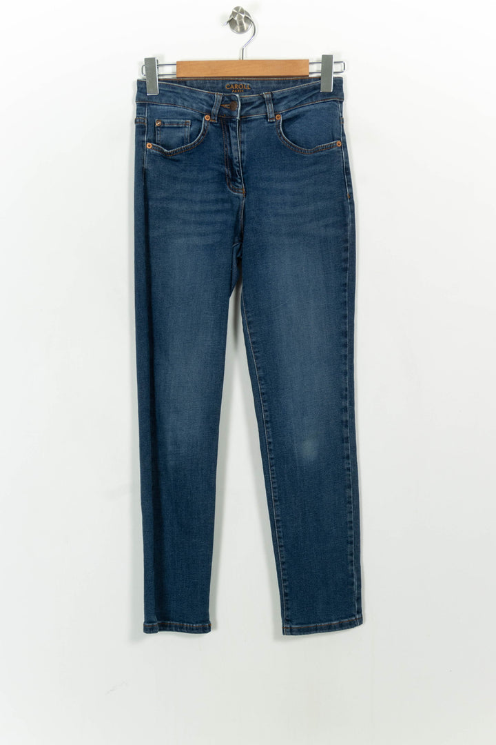 Jean Bleu - Taille S/36 de la marque Caroll | PARAD28628 - Vendu par Paradigme - Image 2