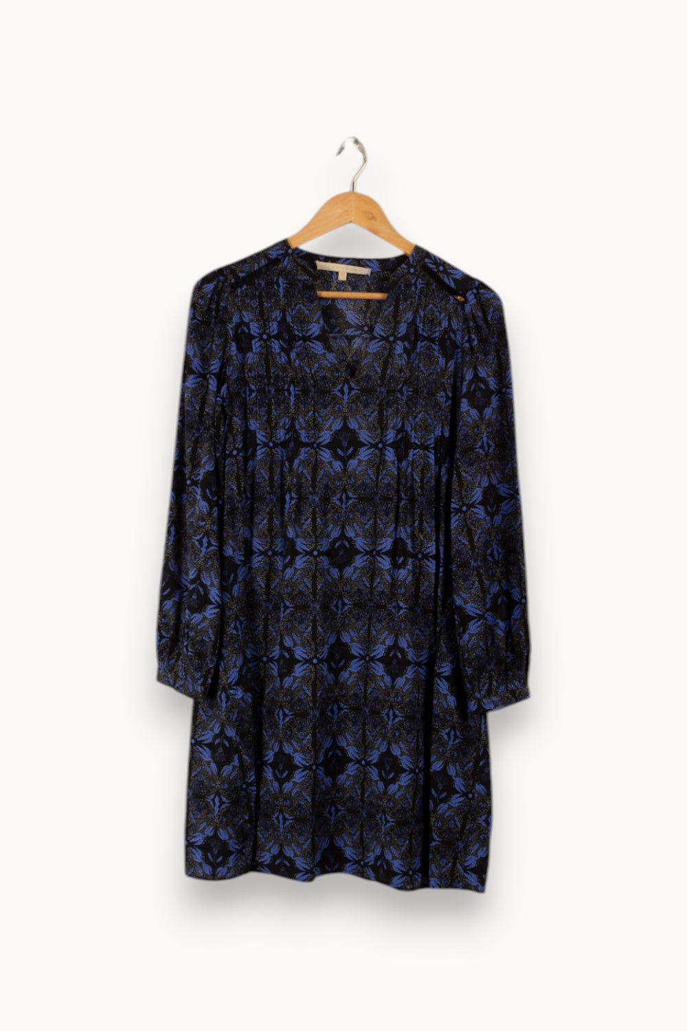 Robe bleue à motifs - Taille S/36 de la marque La Fée Maraboutée | PARAD28640 - Vendu par Paradigme - Image 3