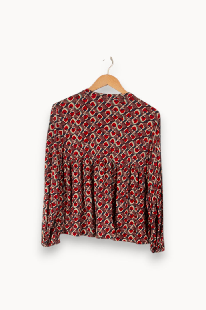 Top à manches longues à motifs - Taille S/36 de la marque Caroll | PARAD28660 - Vendu par Paradigme - Image 2